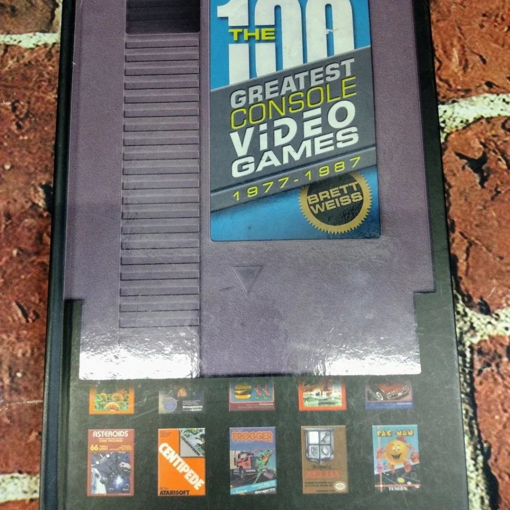 The 100 Greatest Console Video Games Hardcover Book: 1977-1987 by Brett Weiss